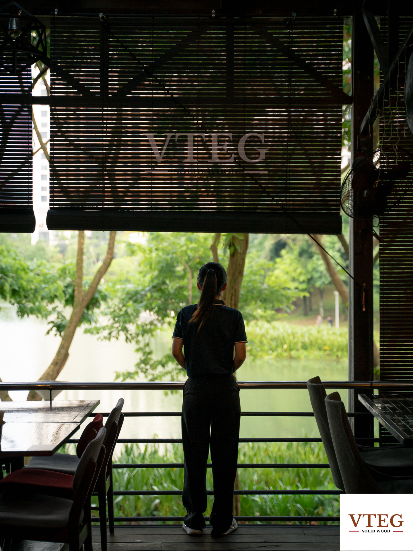 Wooden Blind View 3