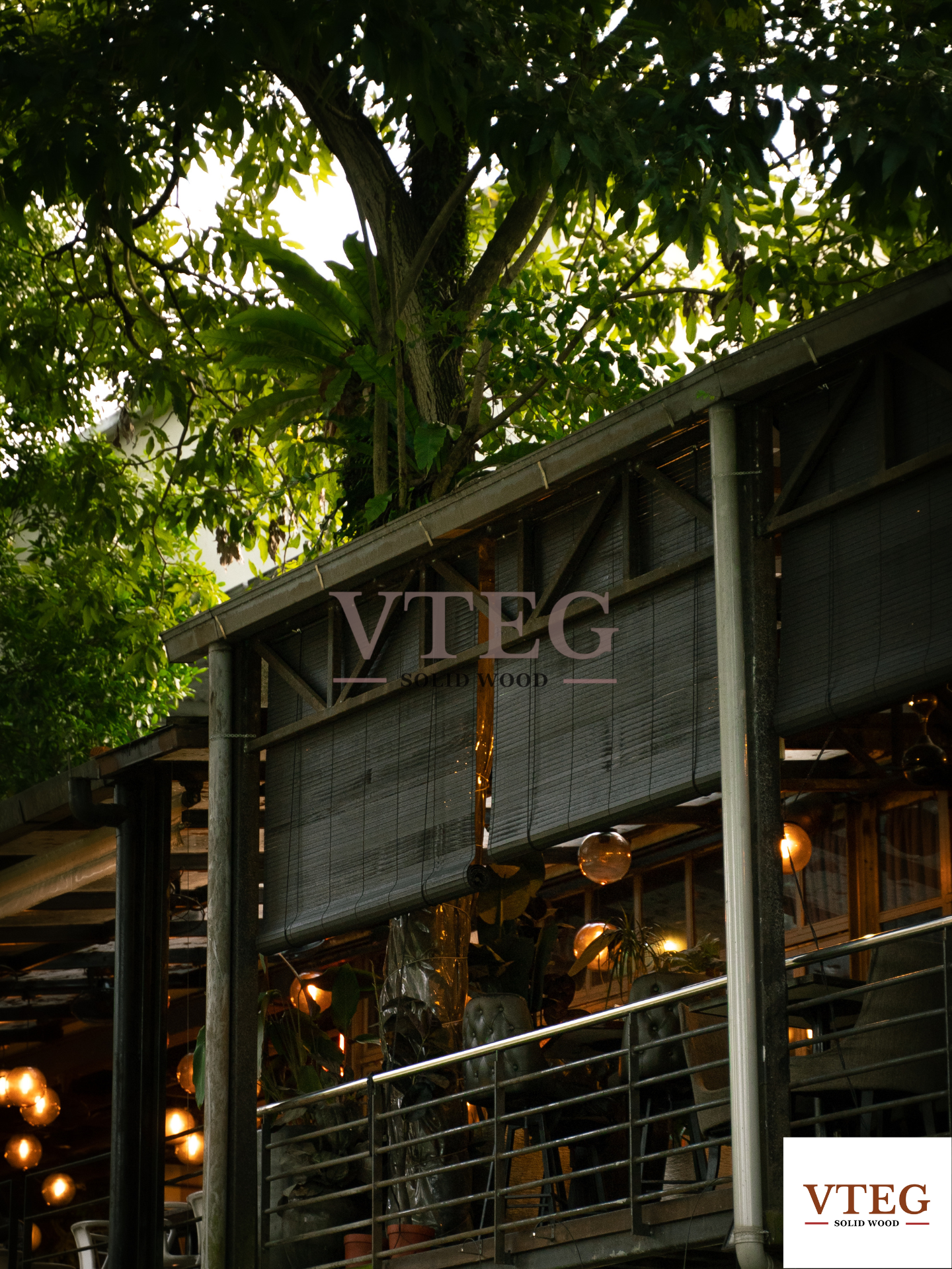 Wooden Blind View 1